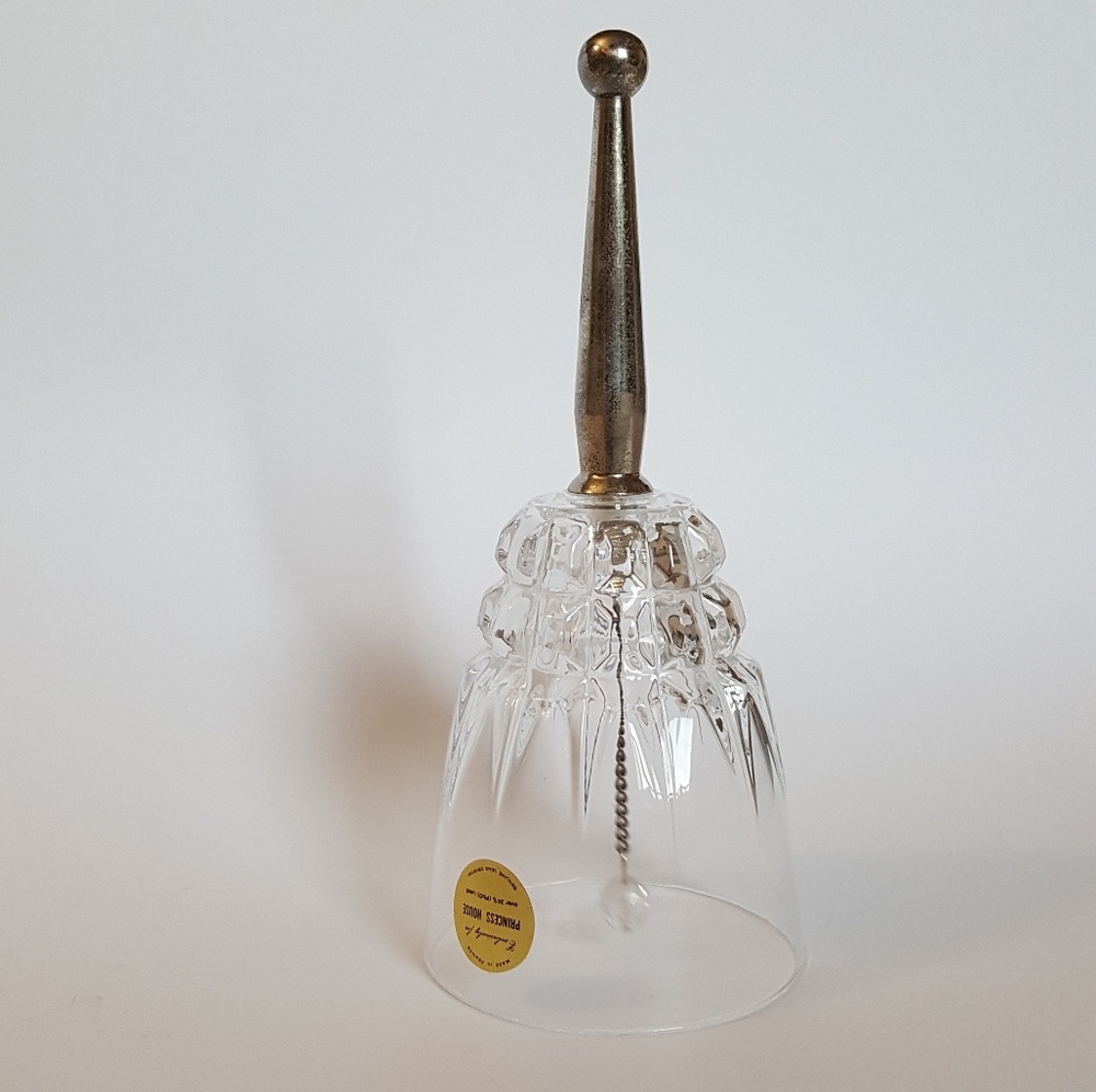 Princess House Vintage Lead Crystal Servant Bell